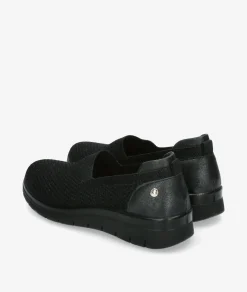 Zapatos confort Amarpies 30034 en negro