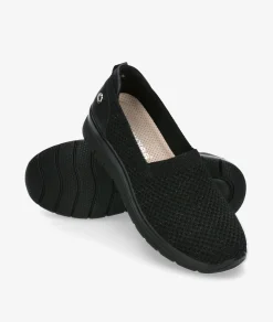Zapatos confort Amarpies 30034 en negro