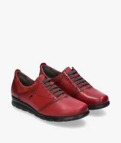 Zapatos confort Fluchos F0354 en cereza