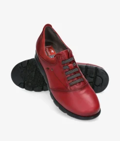 Zapatos confort Fluchos F0354 en cereza