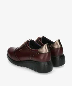 Zapatos confort Fluchos F2096 en burdeos