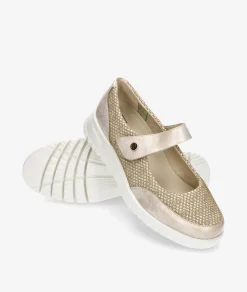 Zapatos confort Pitillos 20302 en oro