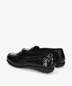 Zapatos confort St. Gallen ABRIL 20-10-15539 en coco negro