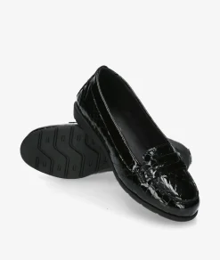 Zapatos confort St. Gallen ABRIL 20-10-15539 en coco negro