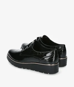 Zapatos confort St. Gallen ADELE 18-10-11727 en coco negro