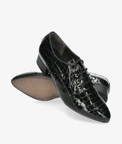 Zapatos de tacón Kénnebec 684 OJETES en charol negro