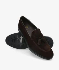 Zapatos de vestir HOBBS- DON 10980 en serraje marrón