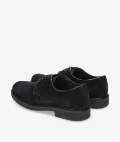 Zapatos de vestir Traveris 28751 en serraje azul