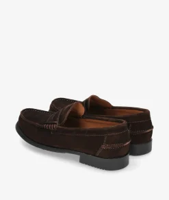 Zapatos de vestir Traveris 93000 en serraje marrón