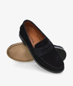 Zapatos de vestir Traveris 93000 en serraje azul