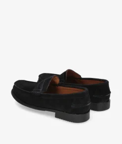 Zapatos de vestir Traveris 93000 en serraje azul