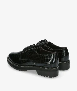 Zapatos inglés Kénnebec 684 en charol negro