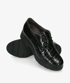 Zapatos inglés Pitillos 10751 en coco negro