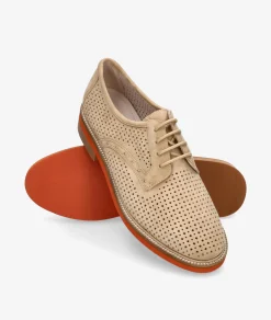 Zapatos inglés Stephen Allen LAUR-27 2033-188 en ante camel