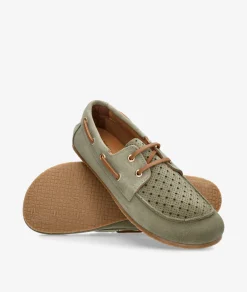 Zapatos Mustang 56365 en serraje kaki