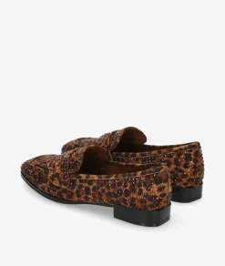 Zapatos planos D'angela 29006 en leopardo