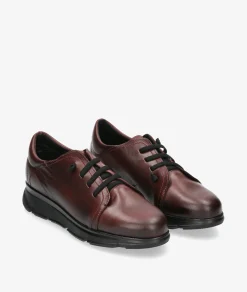 Zapatos planos Rhostock 13791 en burdeos