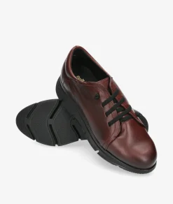 Zapatos planos Rhostock 13791 en burdeos