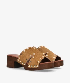 Zuecos pabloochoa.shoes SF1637 en camel