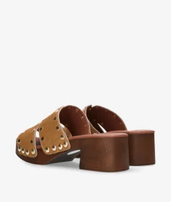 Zuecos pabloochoa.shoes SF1637 en camel